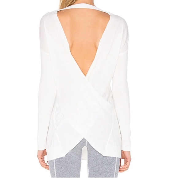 Revolve Vimmia Shavasana Reversible White Sweater - Picture 3 of 14
